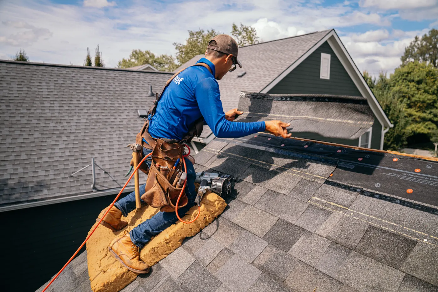 Commercial roof inspection documented in Summitville